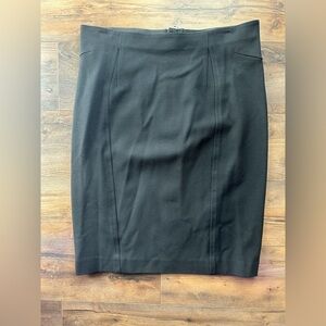 Ann Taylor Black Pencil Skirt Size 4 | Classic Work Office Career Stretch